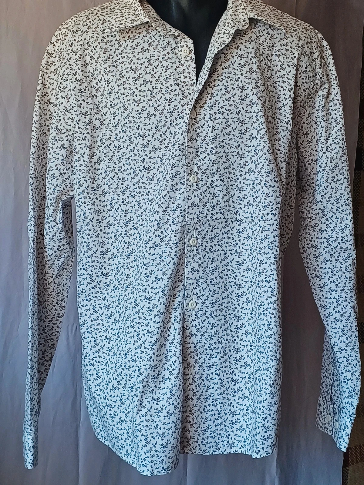 Chemise fleuri homme esprit taille Xl